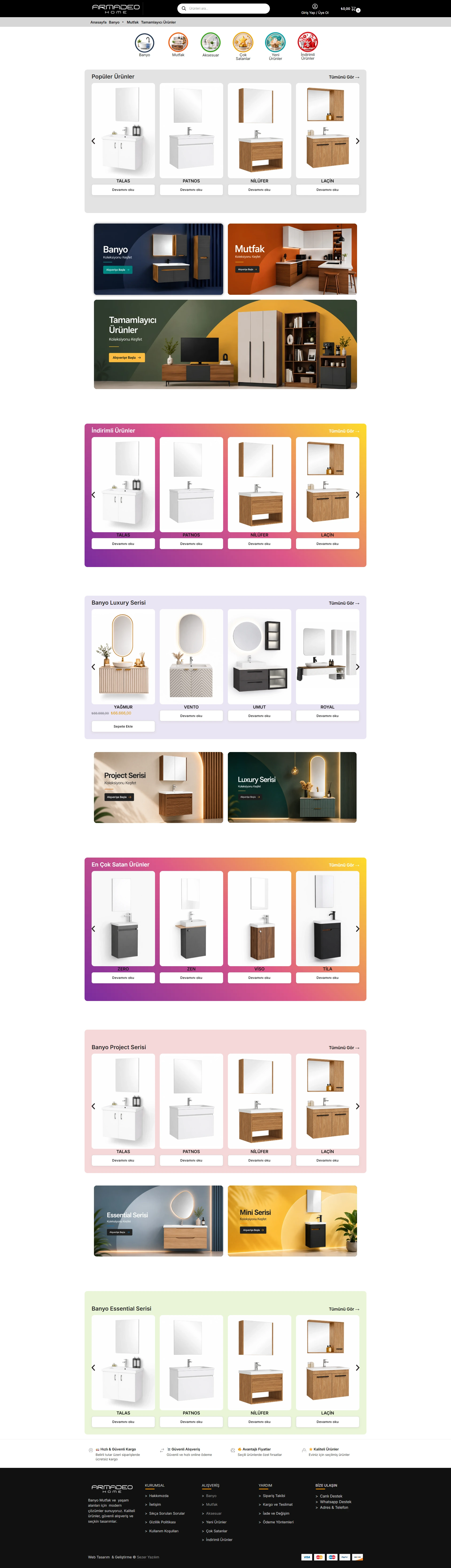 Armadeo Home web sitesi