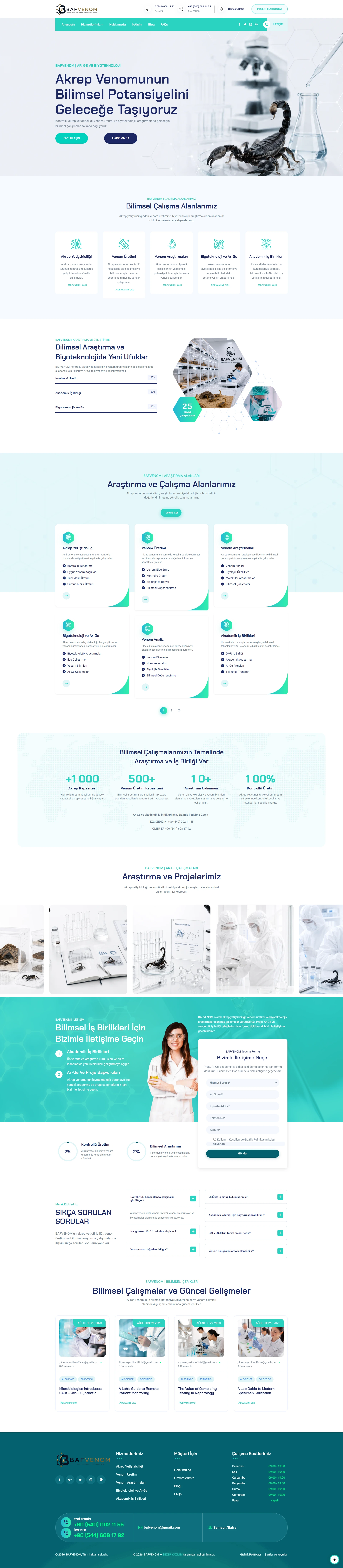 BAFVENOM Web Sitesi